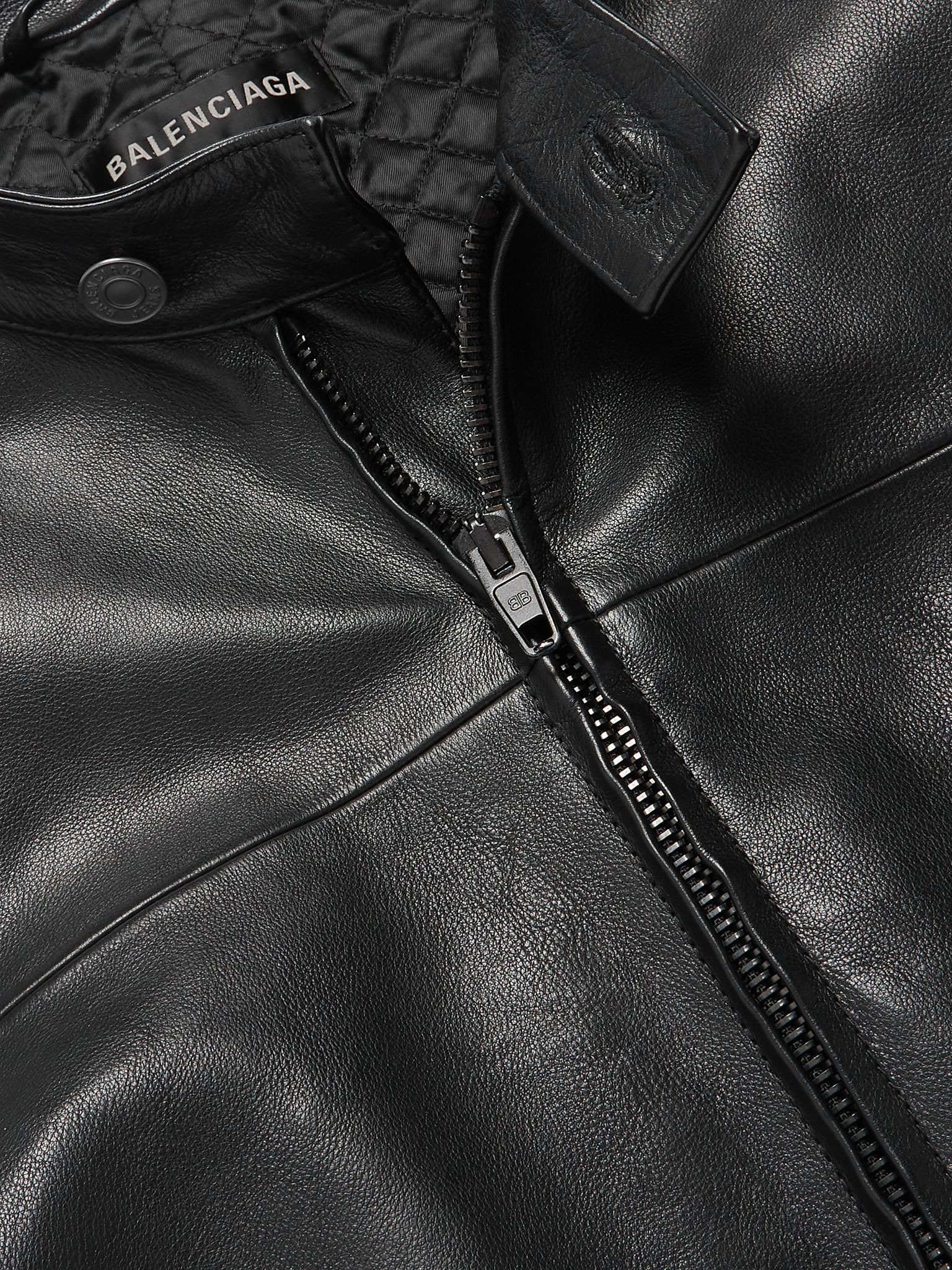 Leather Jacket Black - 4