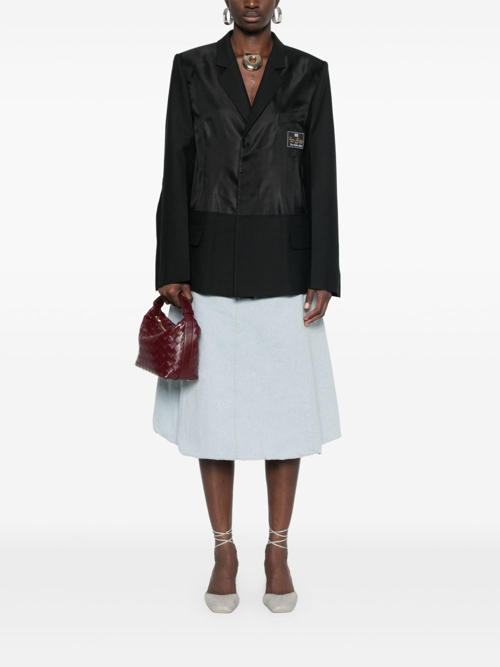 logo-tag blazer - 2