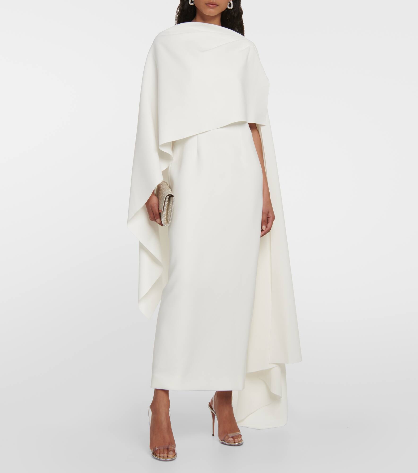 Bridal Demetria cape gown - 2
