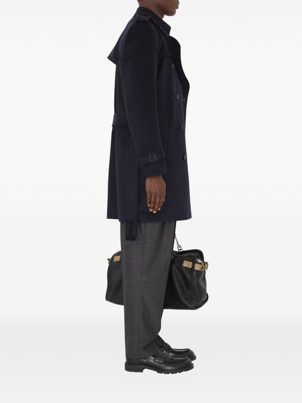 belted trench coat - 3