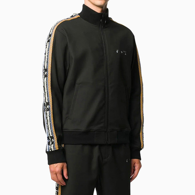 Off-White Off-White Mens Striped Sleeve Sport Jacket OMEA249F20FAB0011001 outlook