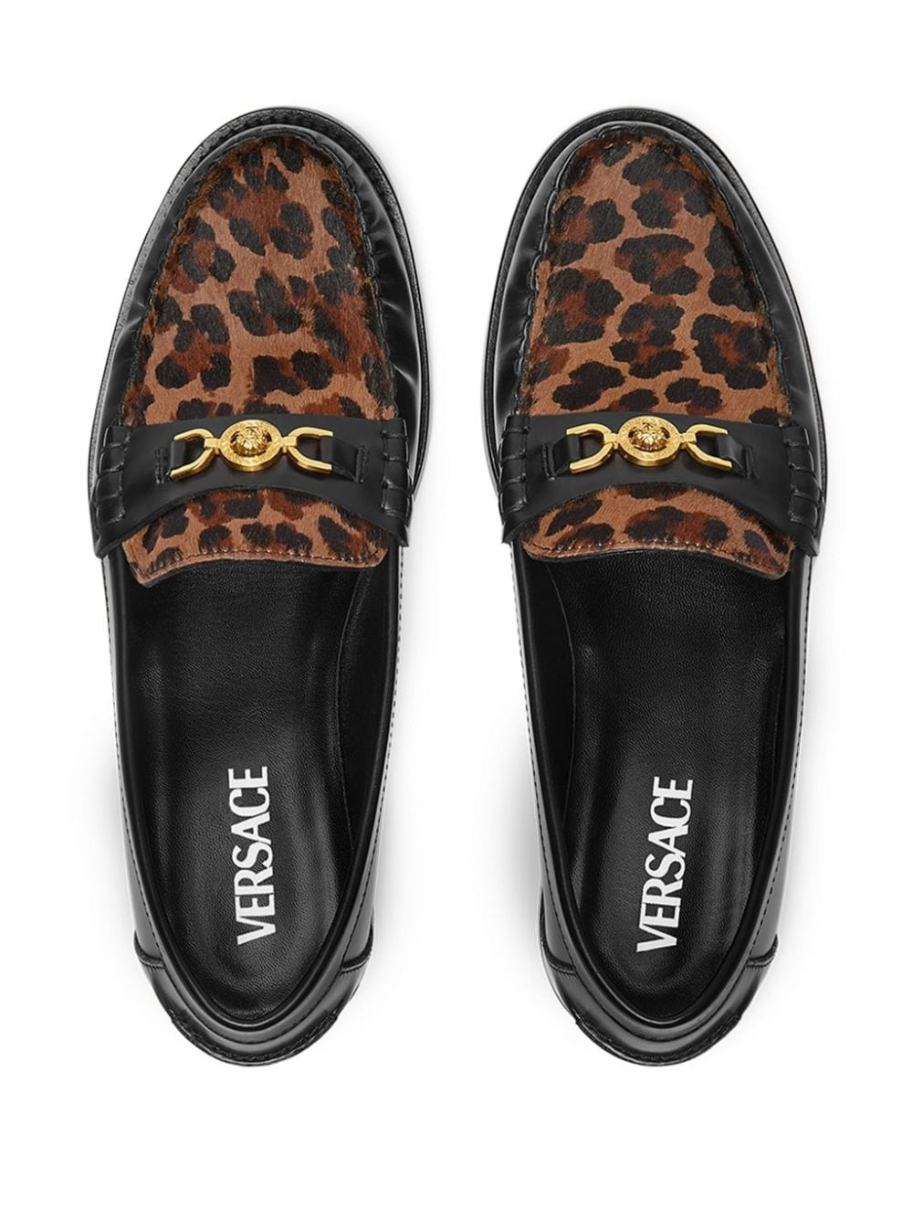 Medusa '95 leopard loafers - 3