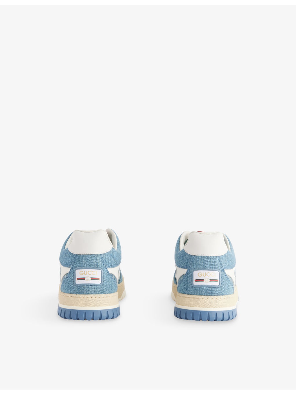 Re-Web Denim Mid-Top Trainers - 4