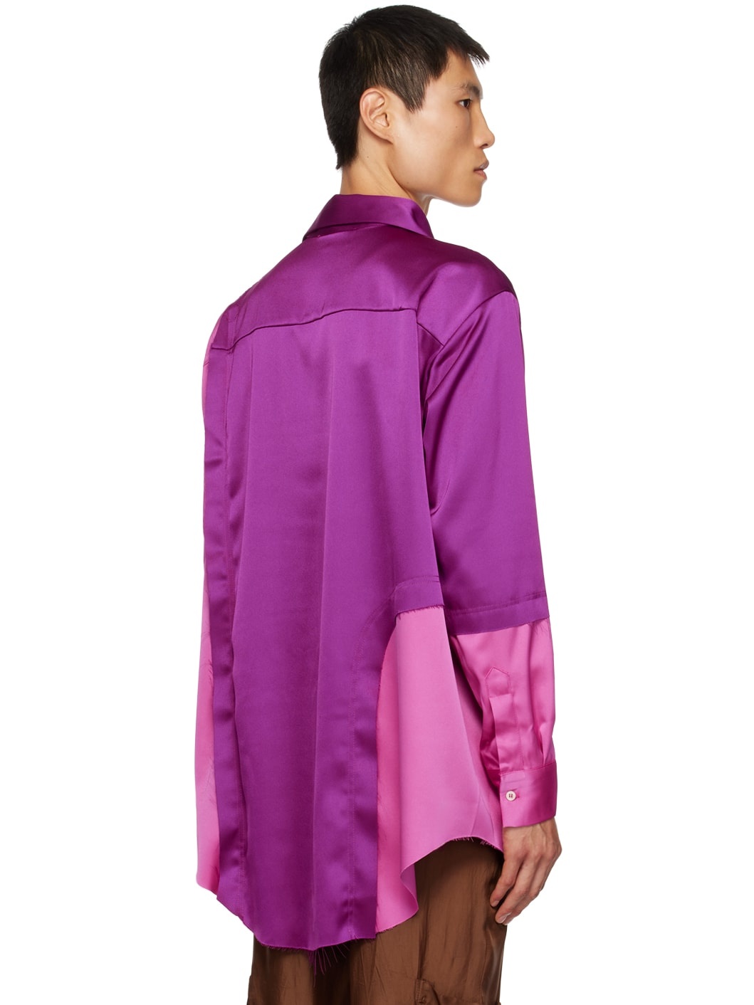 Purple Paneled Shirt - 3