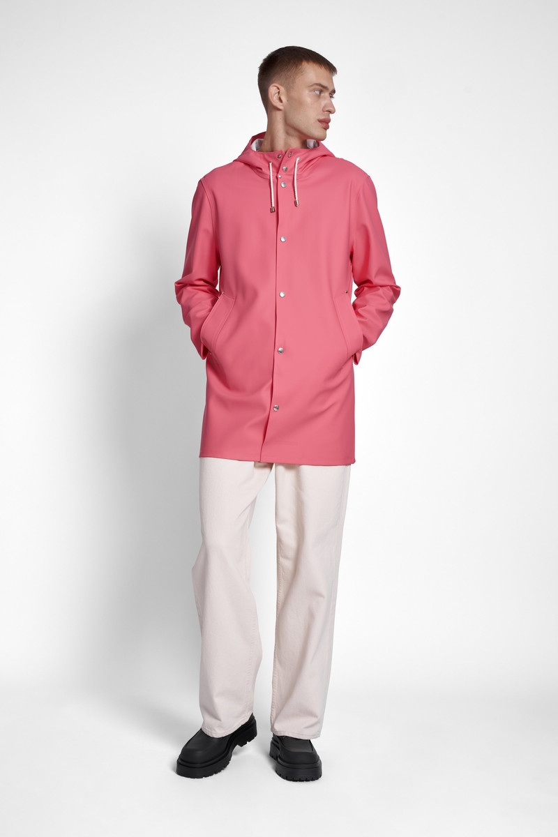 Stutterheim Stockholm Raincoat Bubblegum outlook