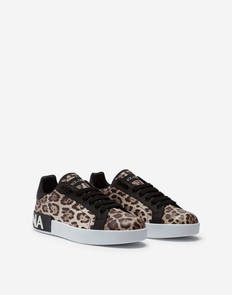 Portofino sneakers in leopard-print calfskin nappa - 2