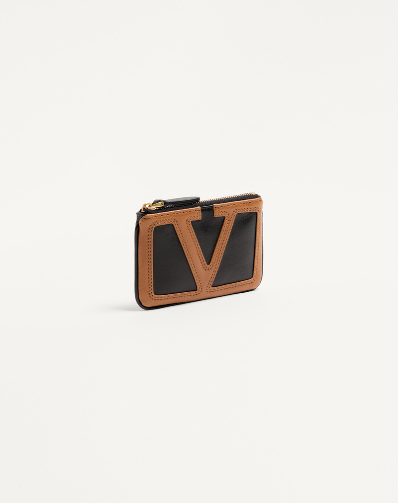 VALENTINO GARAVANI VIVA SUPERSTAR NAPPA LEATHER KEY RING 4