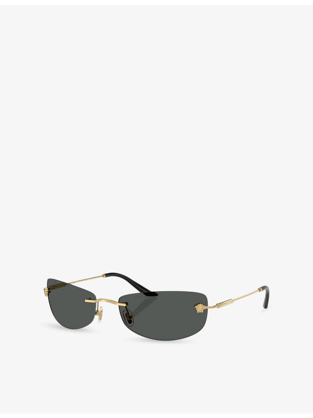 VE2279 Rectangle-Frame Metal Sunglasses - 2