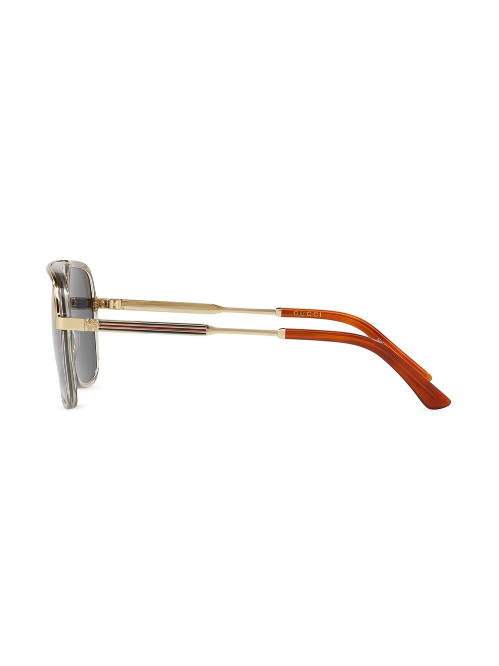 pilot-frame sunglasses - 3