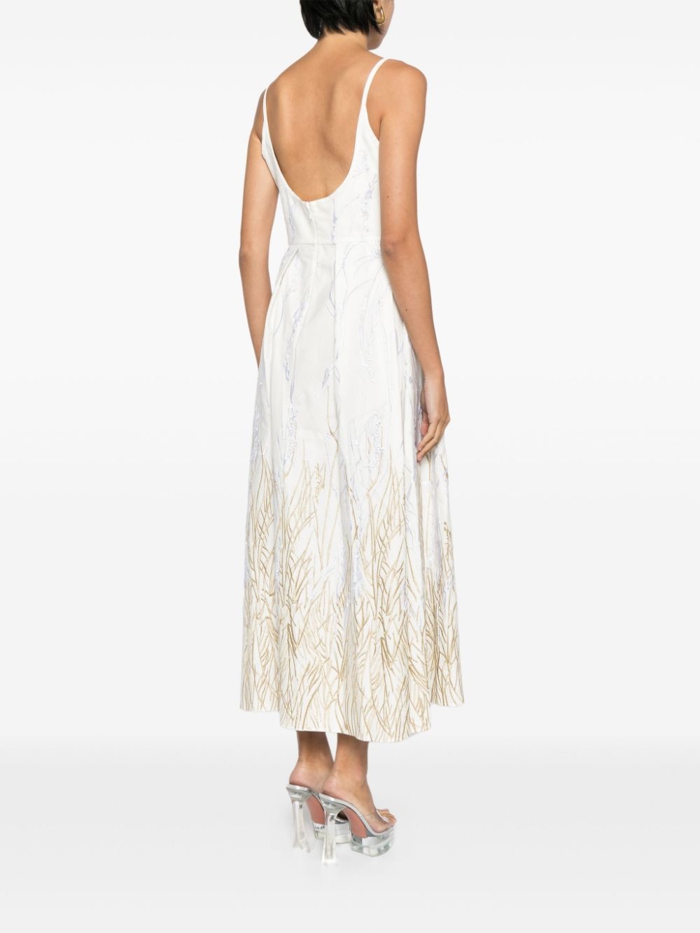 Arboreal midi dress - 4