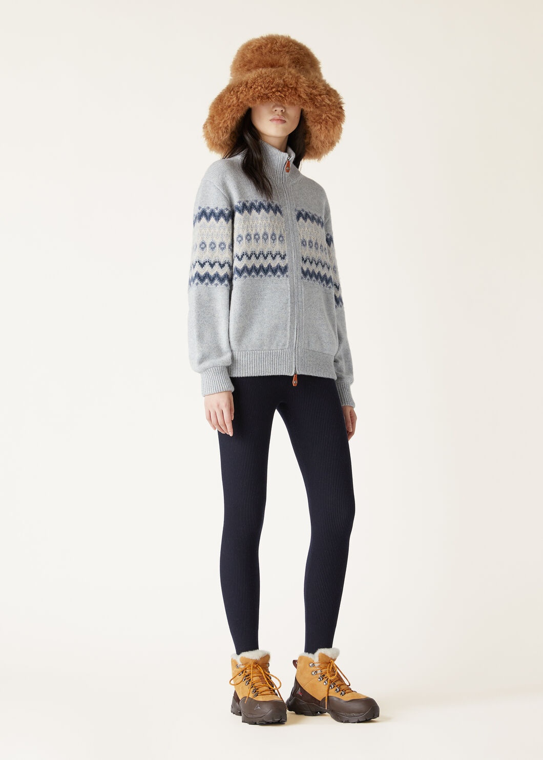 Alpe Pile Bomber Sweater - 2