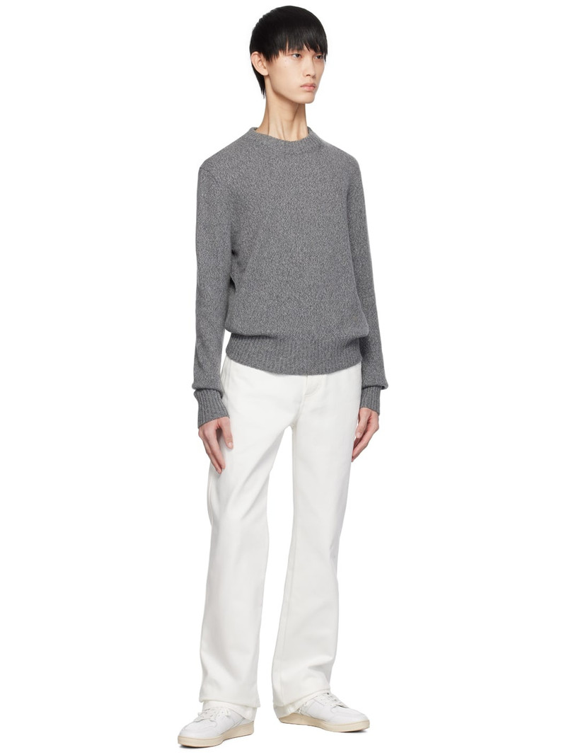 AMI Paris Gray Ami de Cœur Sweater outlook