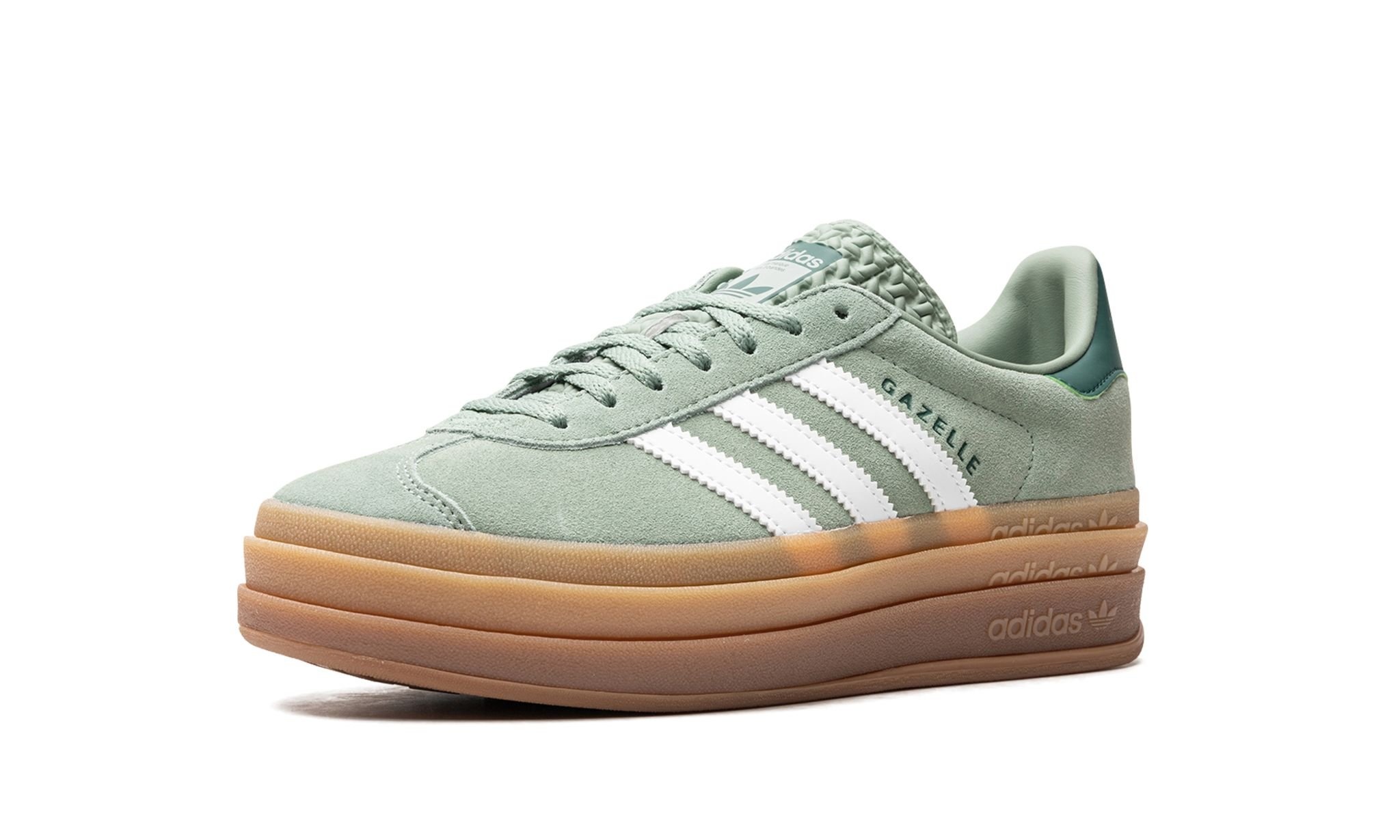 Adidas Gazelle Bold Wmns "Silver Green Gum" - 4