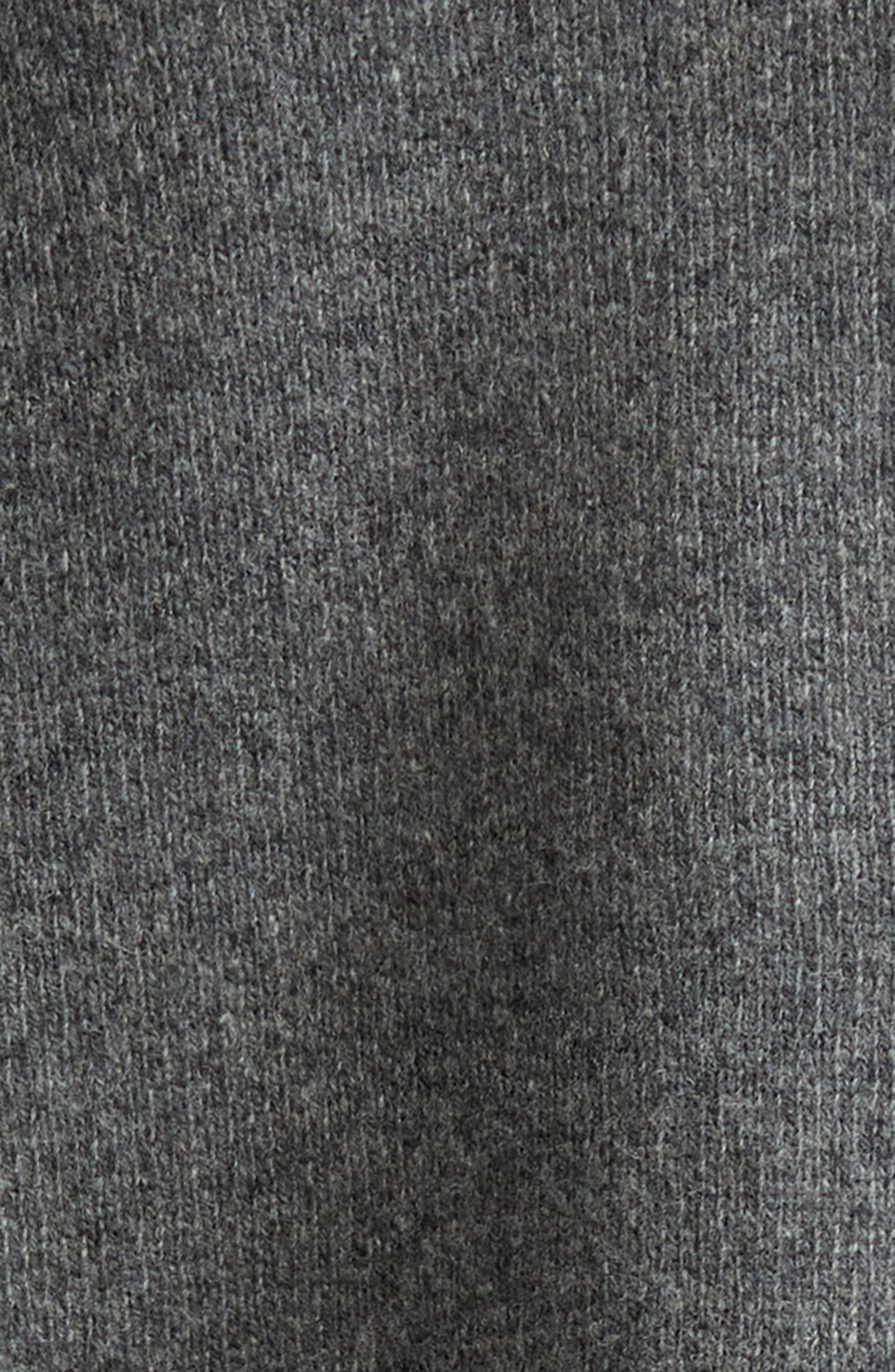 TOTEME Hammered Button Wool & Cashmere Blend Cardigan in Grey Melange at Nordstrom - 7