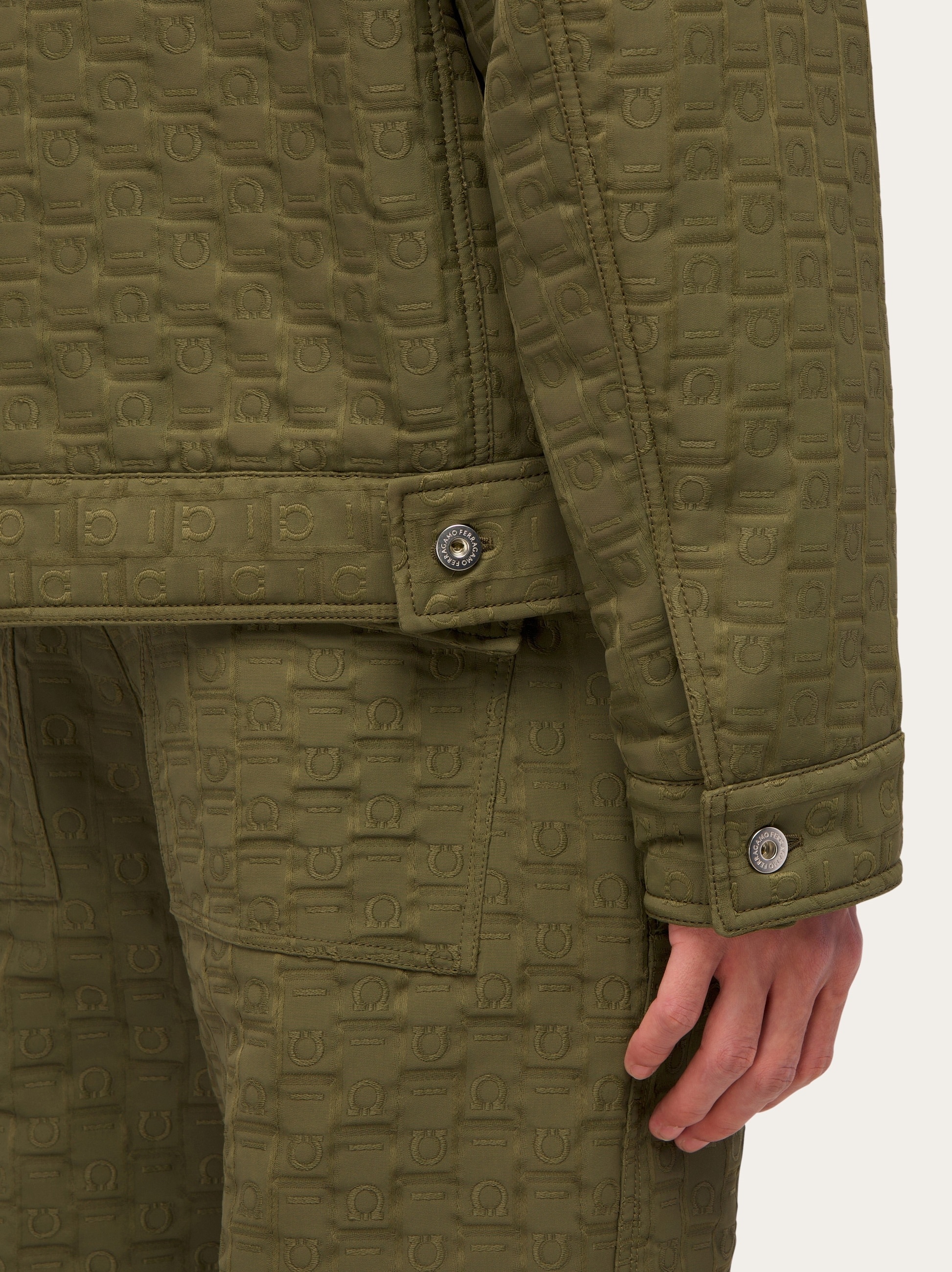 Ferragamo Monogram blouson - 7