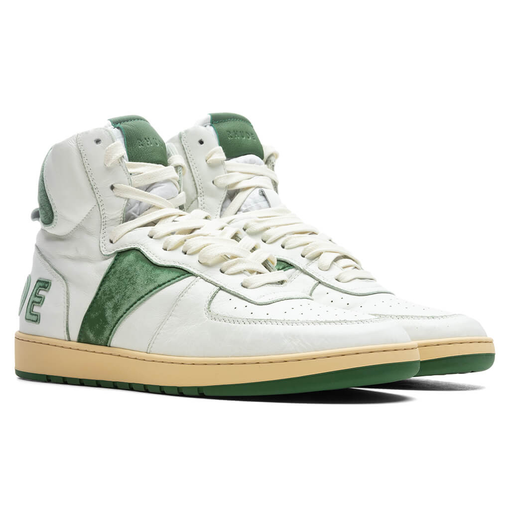 RHUDE RHECESS SKY HI - WHITE/GREEN - 2