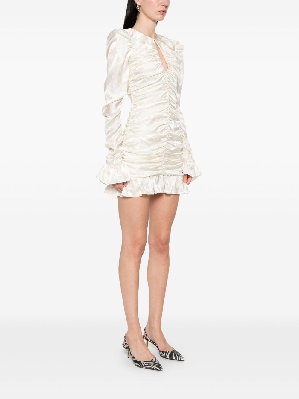 satin mini dress - 3