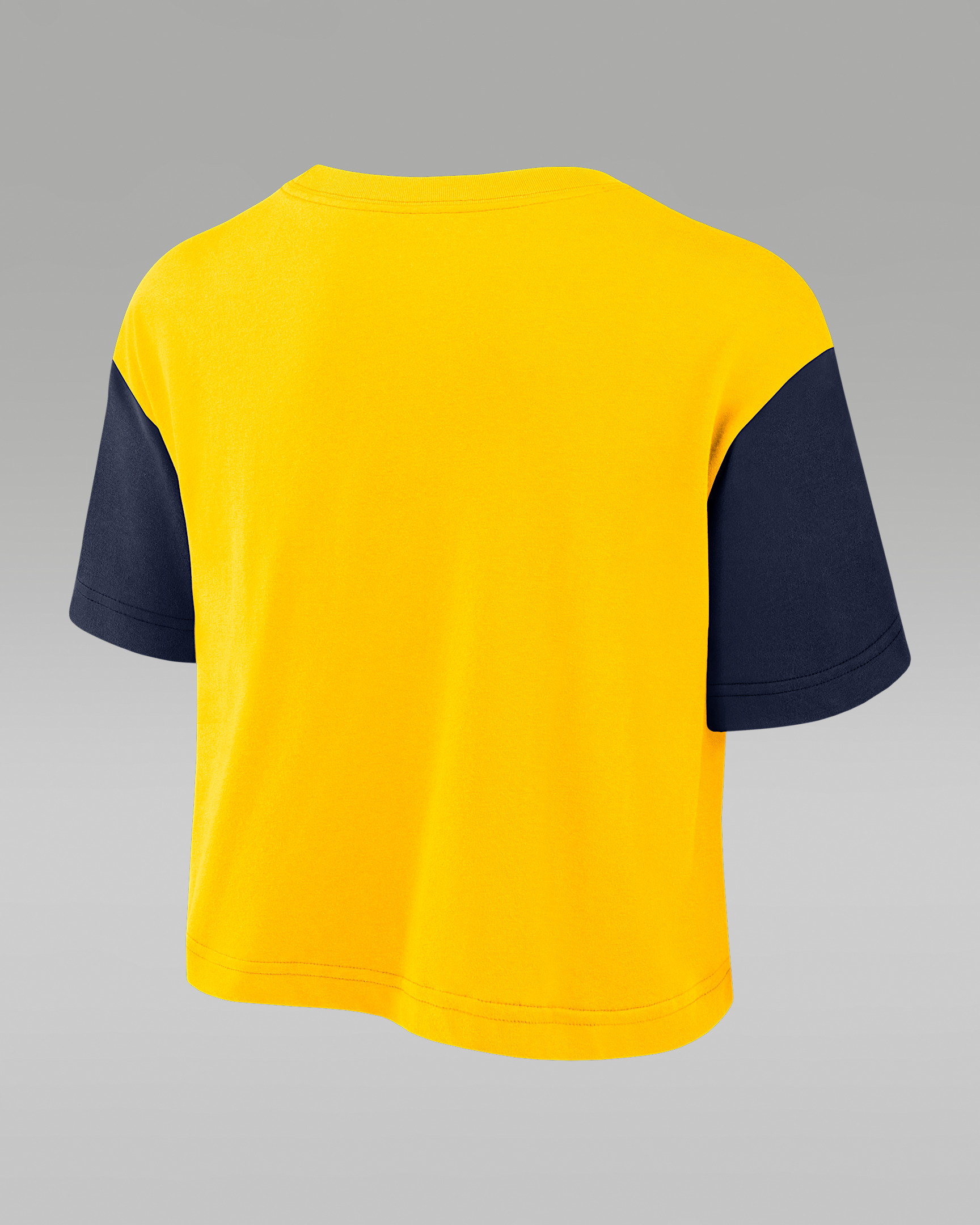 Michigan Script Women's Jordan Brand Dri-FIT College Cropped T-Shirt - 2