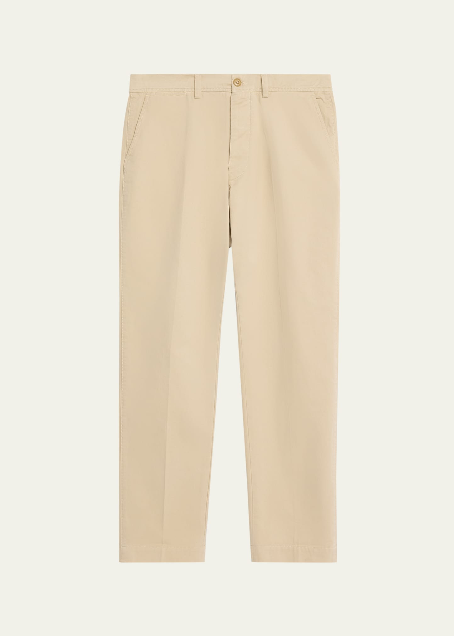 Men's Cotton Twill Straight Fit Five-Pocket Pants - 1