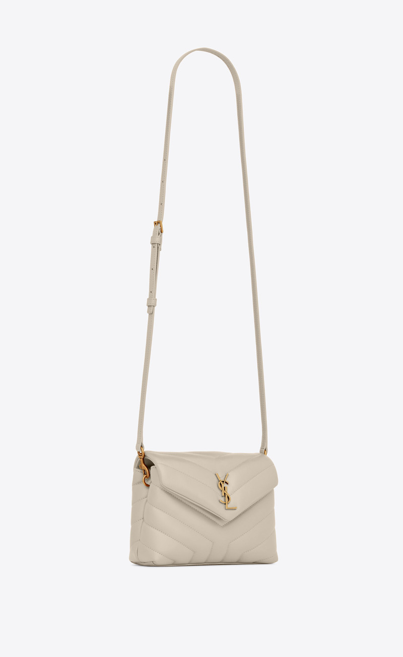 loulou toy strap bag in matelassé "y" leather 6