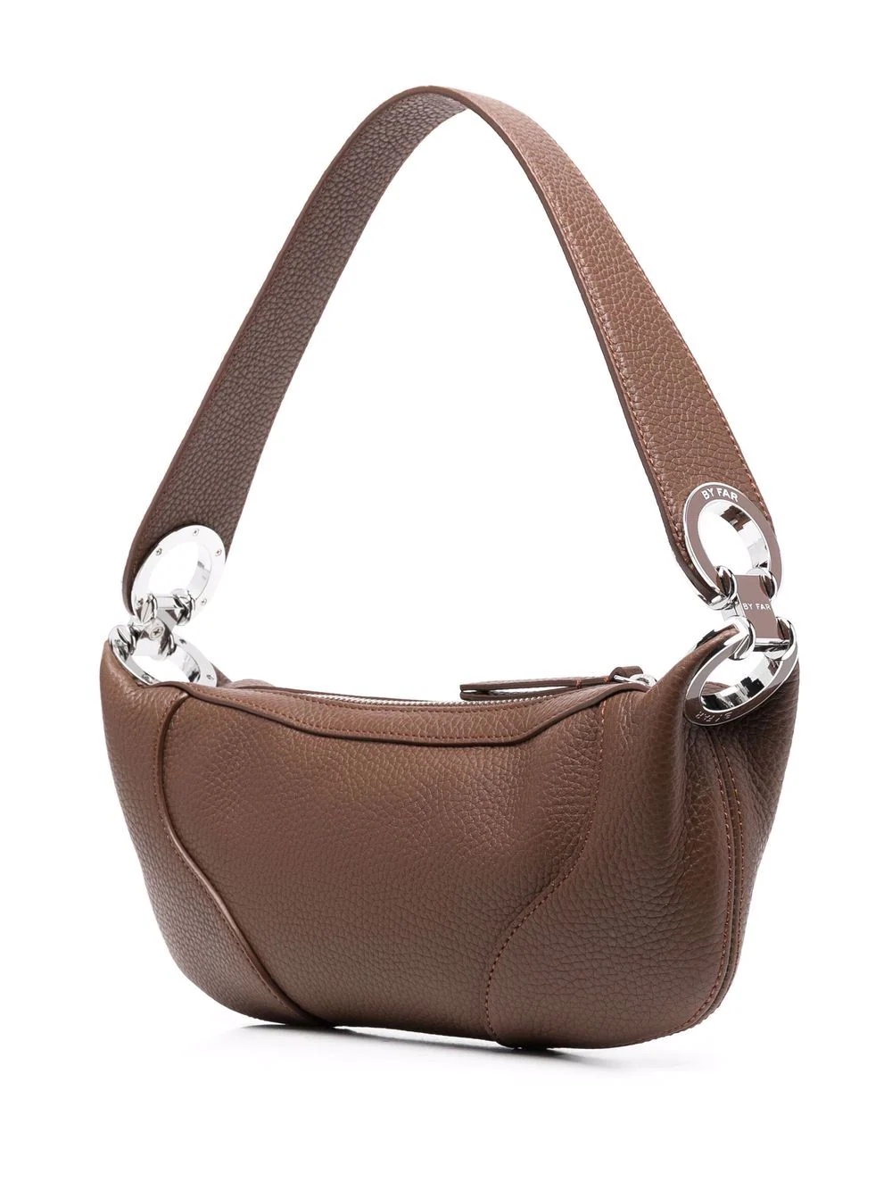 leather panelled tote bag - 3