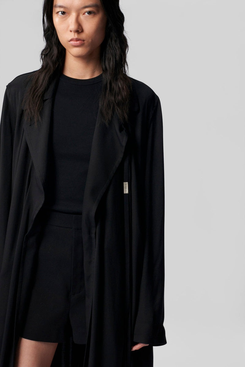 Georgine Long Straight Trench Coat 4