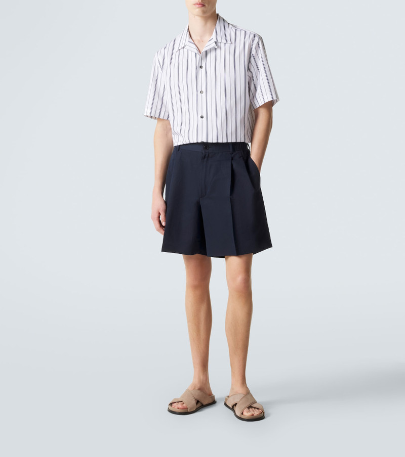 Brioni Linen and cotton shorts outlook