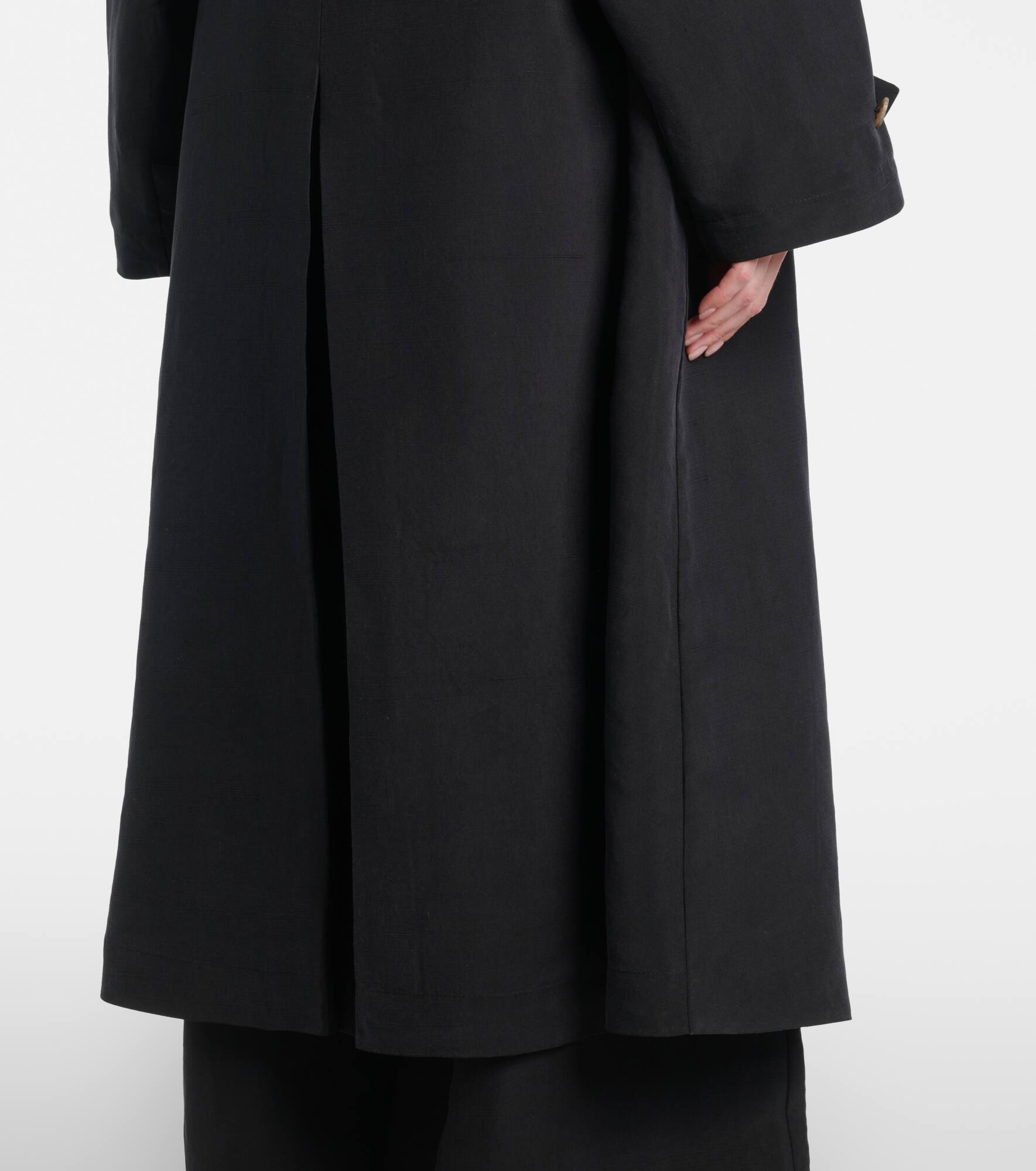 Ryo silk wrap coat - 6