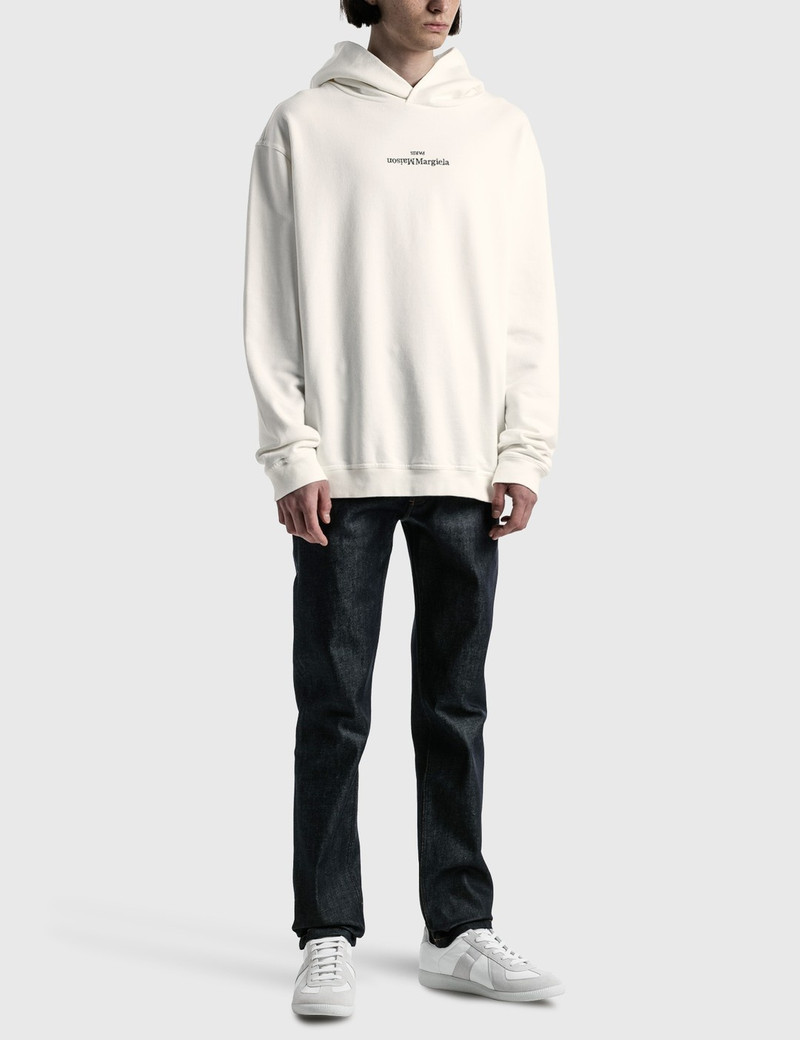 Maison Margiela UPSIDE DOWN LOGO HOODIE outlook
