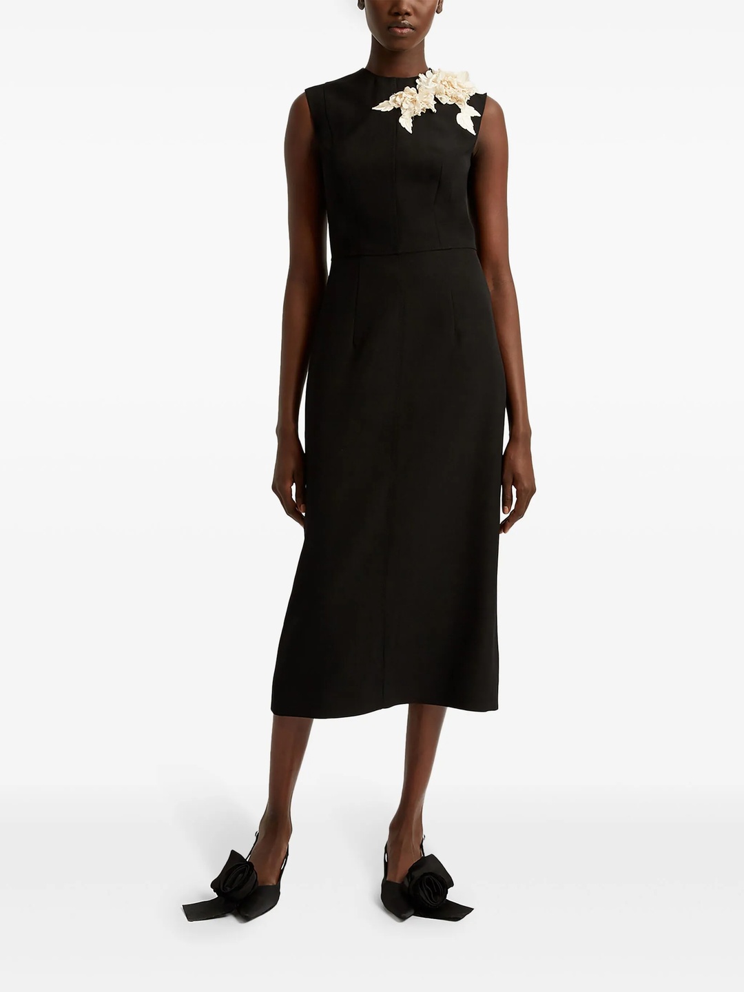 Asymmetric Pencil Cocktail Dress - 2