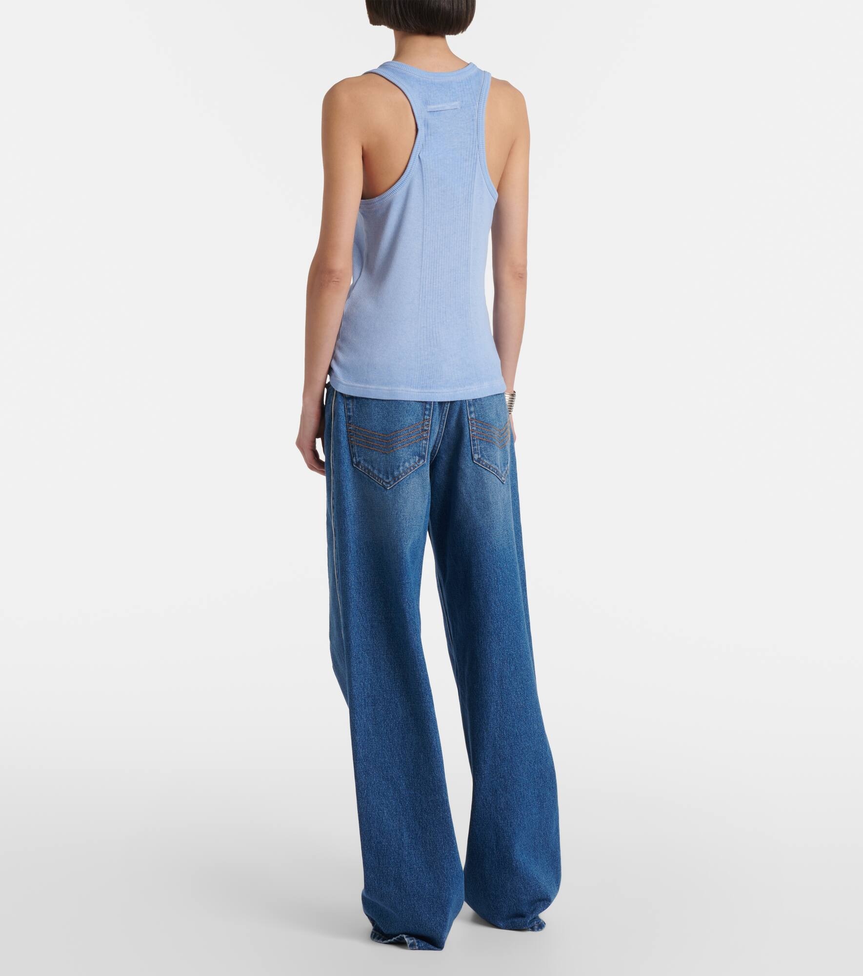 The Straps cotton tank top - 3