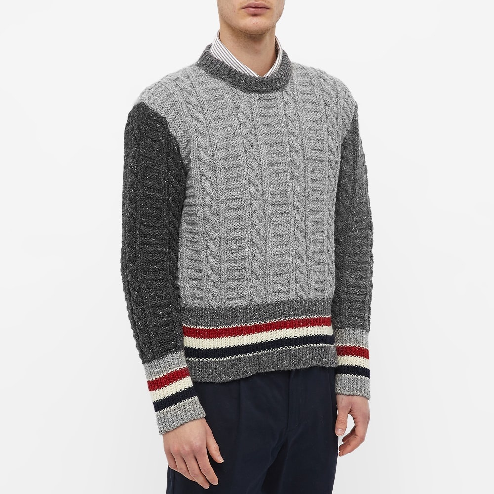 Thom Browne Fun Mix Crew Knit - 4