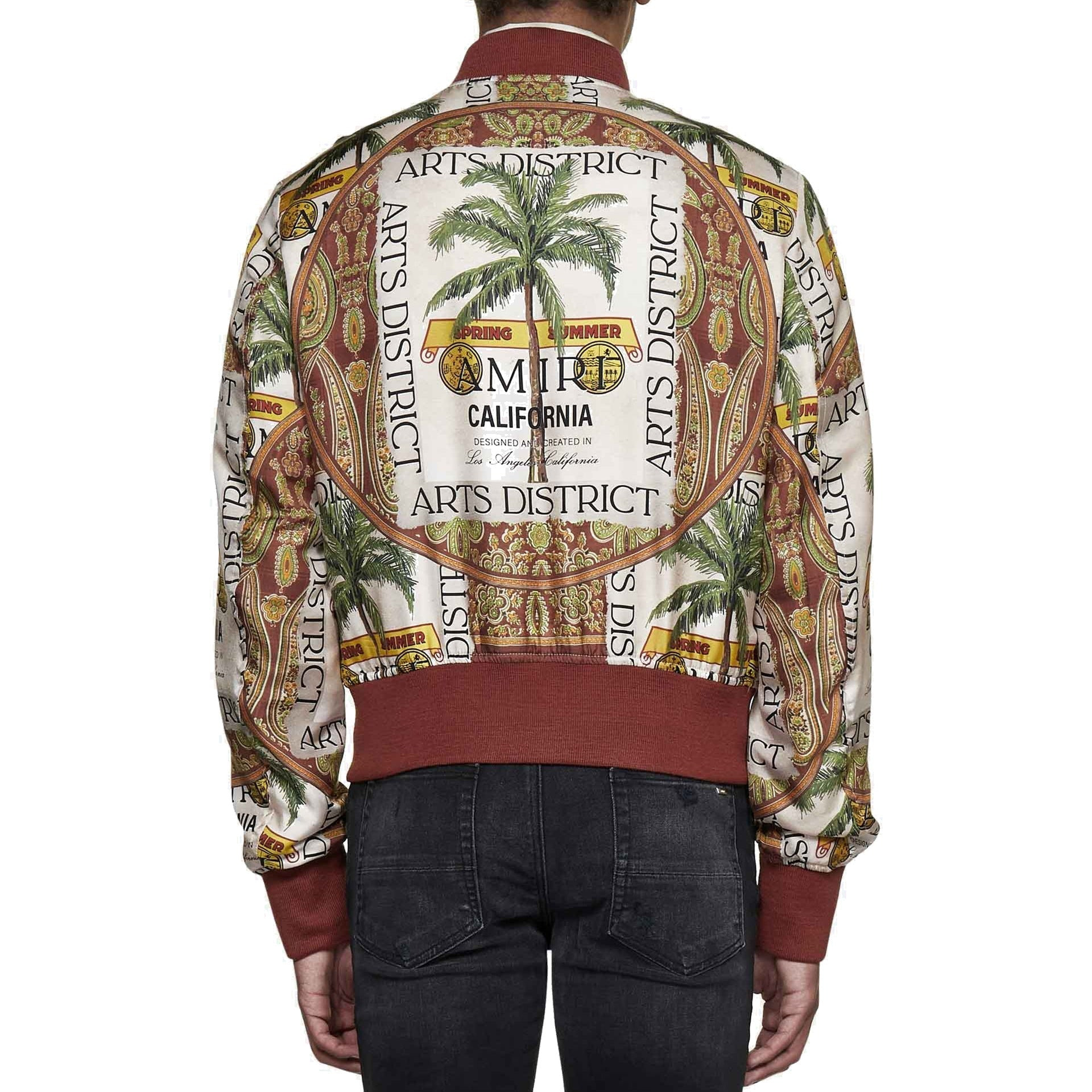 Amiri Printed Silk Jacket Men - 3