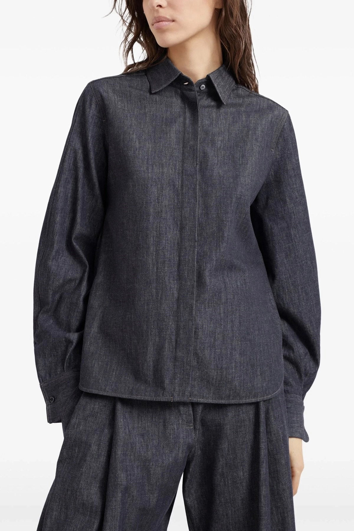Brunello Cucinelli Women Monile Denim Shirt - 2