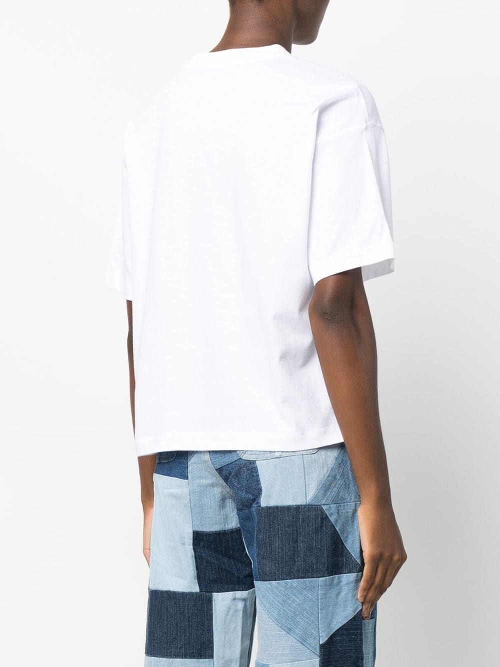 logo-embroidered oversize T-shirt - 4