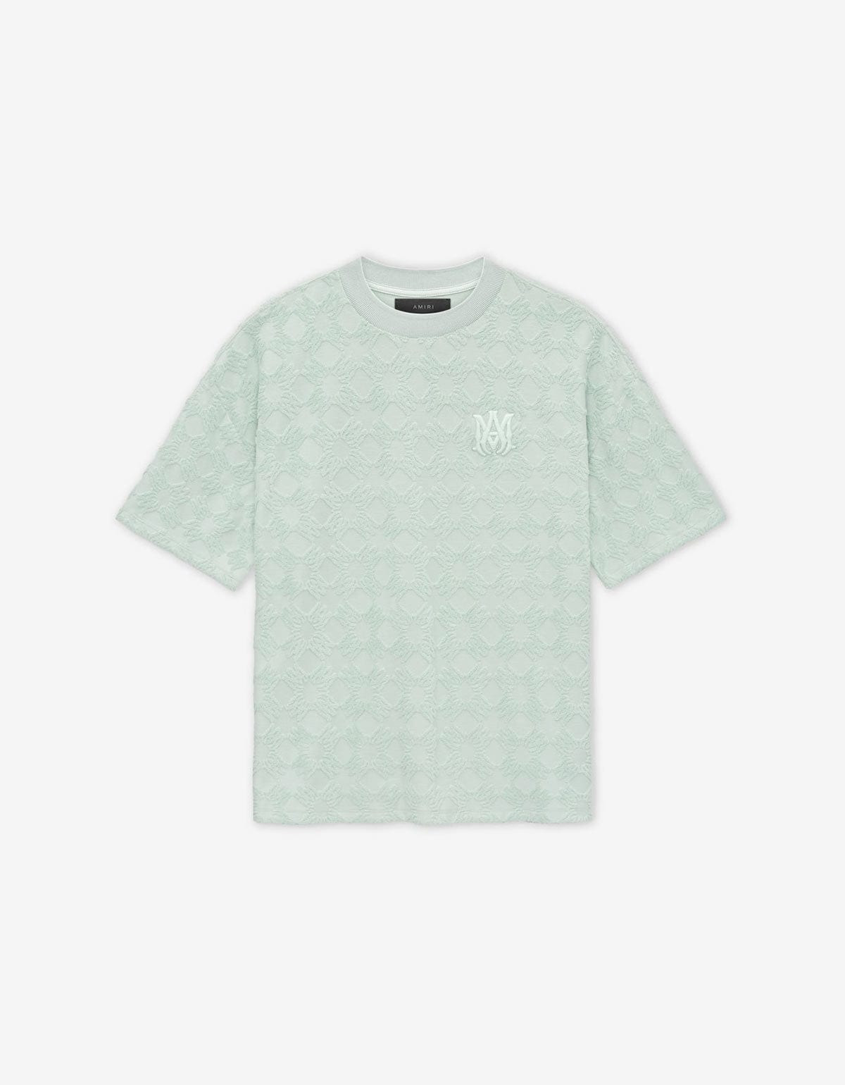Amiri Green MA Quad Towelling Oversized T-Shirt - 1