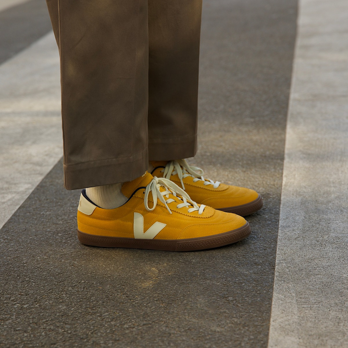 PANENKA SUEDE SAFRAN PIERRE BARK - 4
