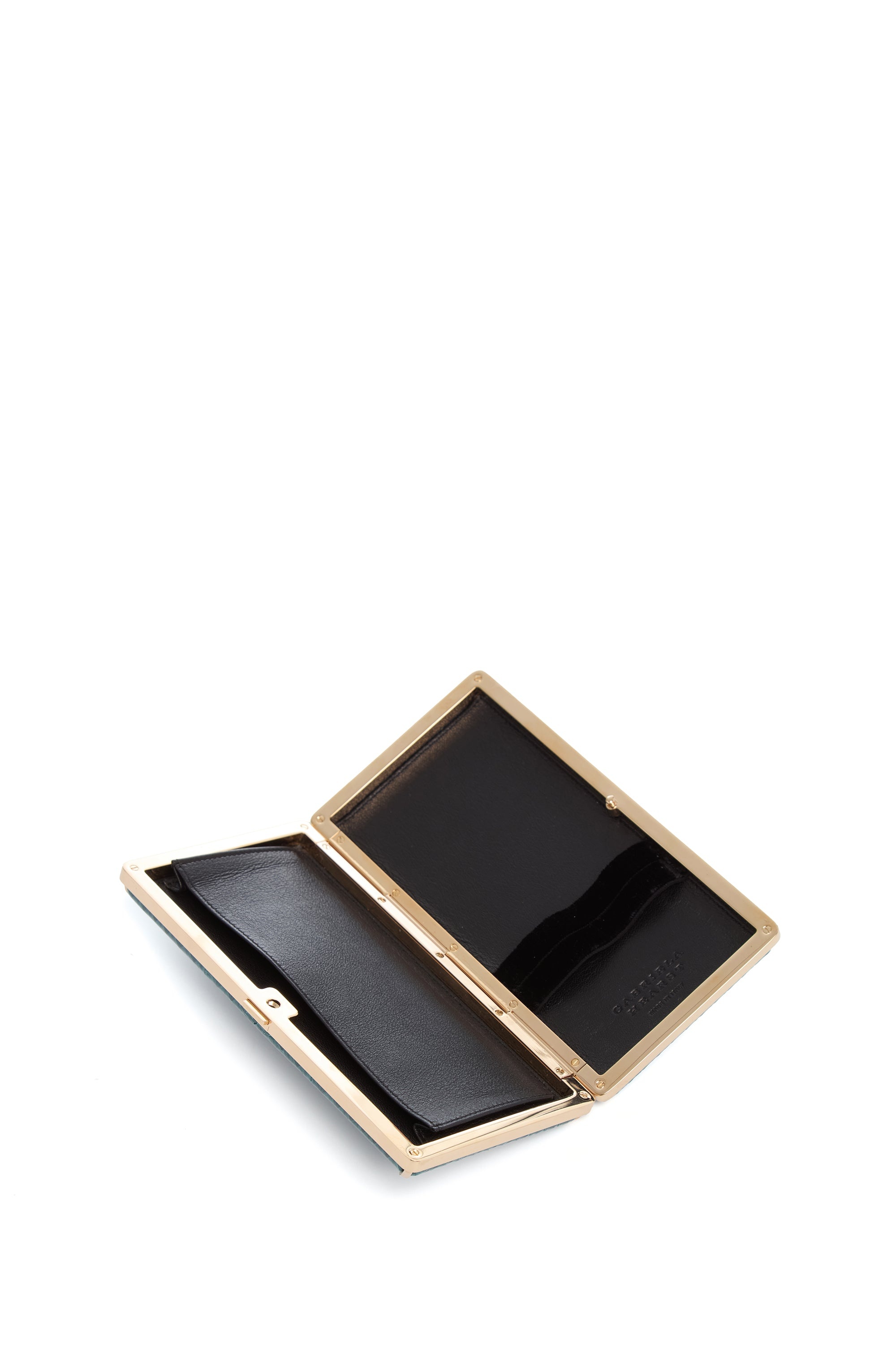 Callas Clutch in Green Snakeskin - 3