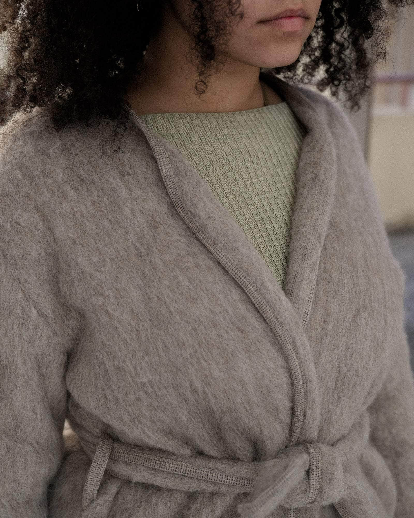 Capas Coat - Brushed Wool - 3
