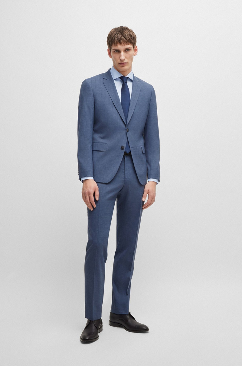 SLIM-FIT SUIT IN PATTERNED STRETCH CLOTH 1
