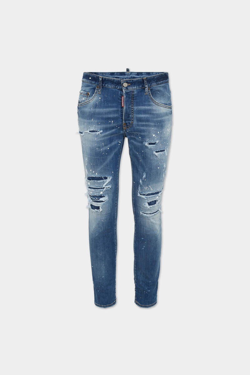 LIGHT MIAMI WASH SKATER JEANS - 1