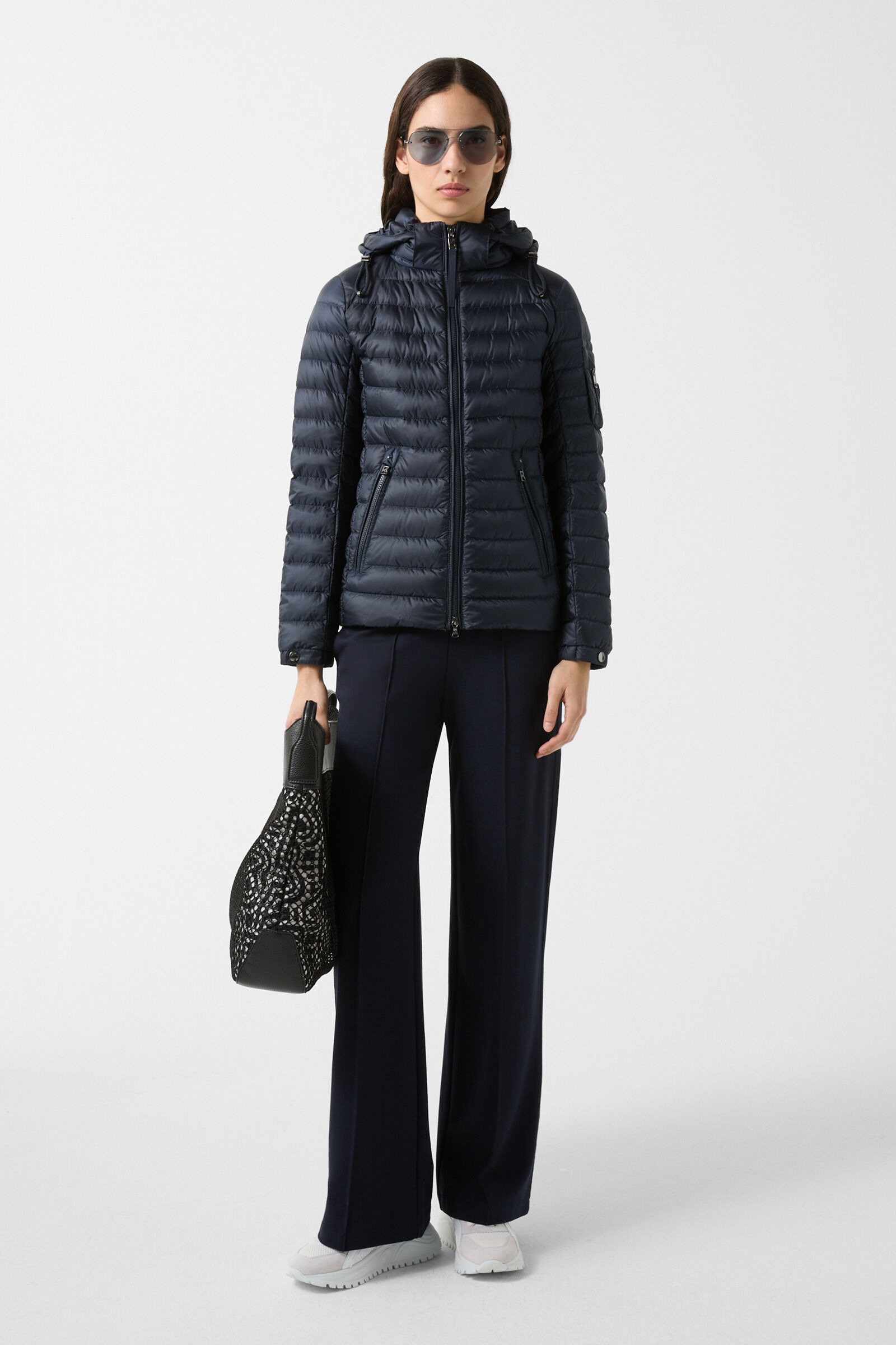 Farah lightweight down jacket in Navy blue - 4