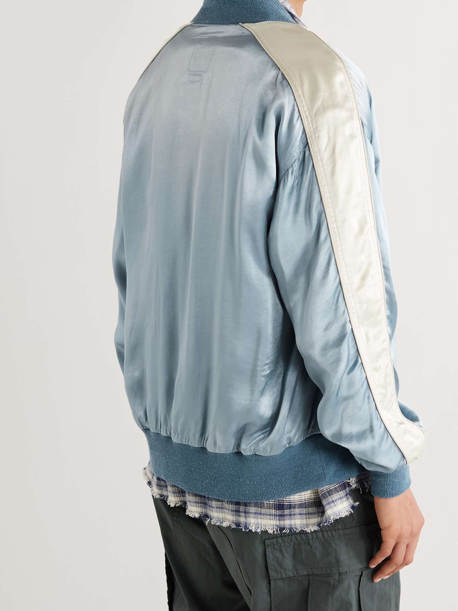 Douglas Satin Bomber Jacket - 4