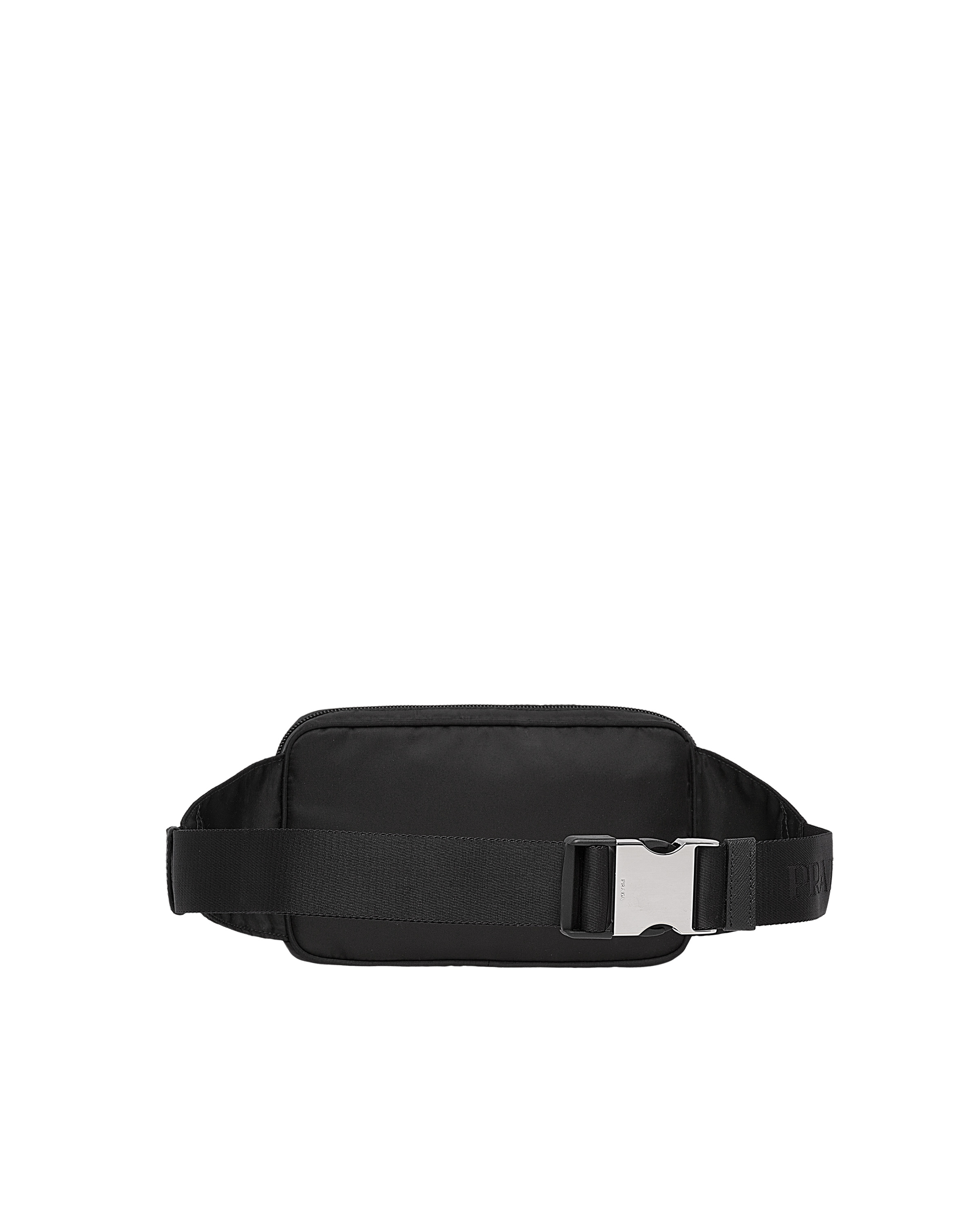 Re-Nylon and Saffiano leather belt bag - 4