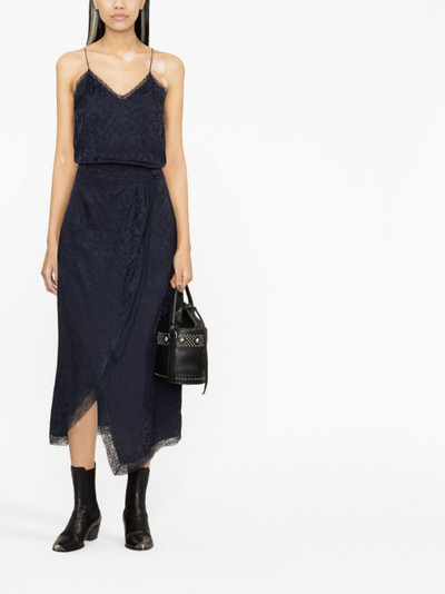 Zadig & Voltaire Rixi silk-jacquard dress outlook