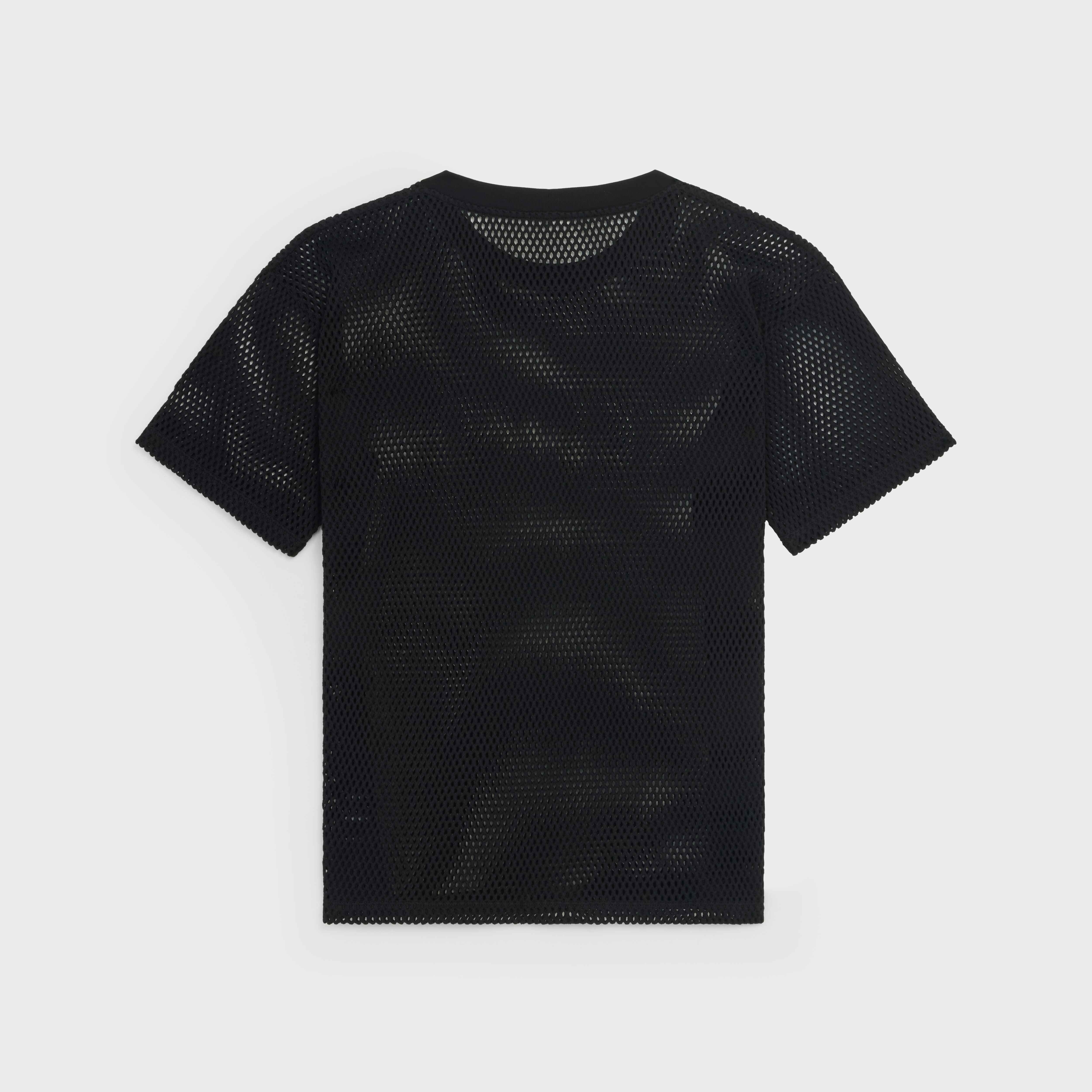 LOOSE CELINE T-SHIRT IN COTTON MESH - 2