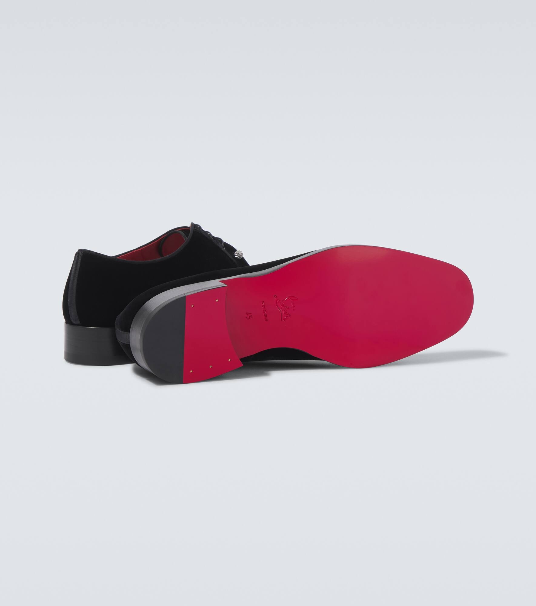 Chambeliss velvet Derby shoes - 7