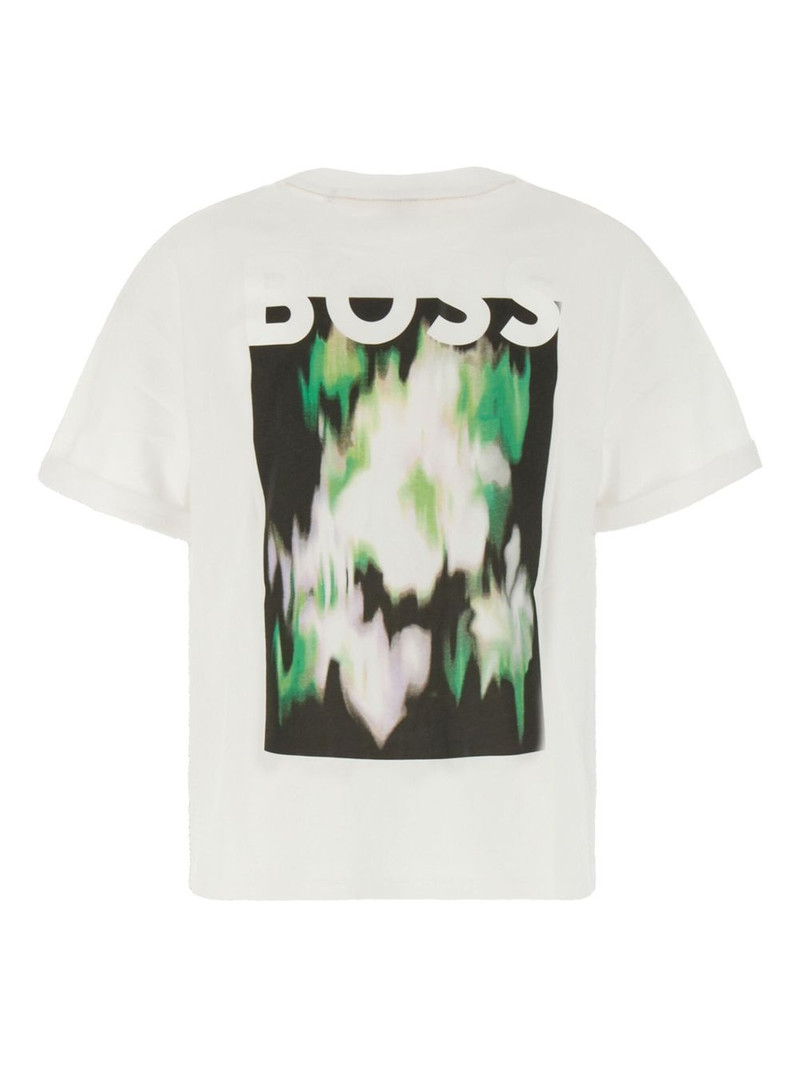 HUGO logo-print cotton T-shirt outlook