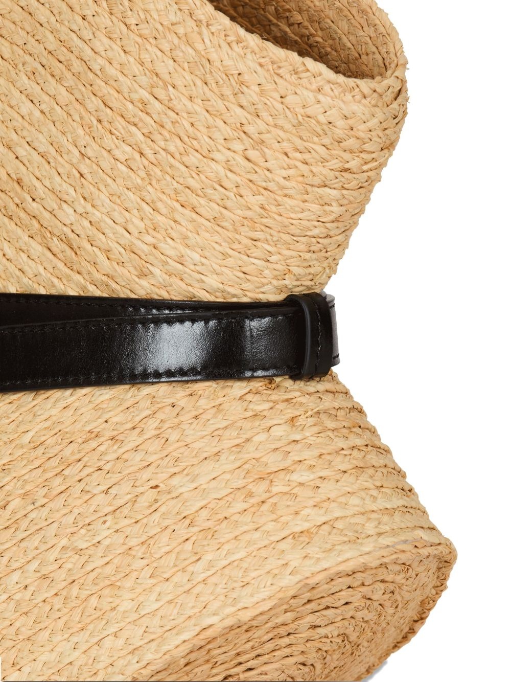 medium Shuffle raffia bag - 5