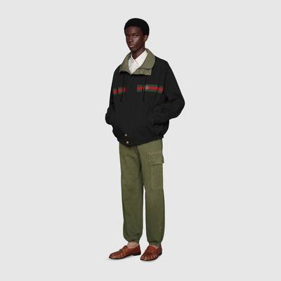 GUCCI Reversible cotton nylon jacket outlook